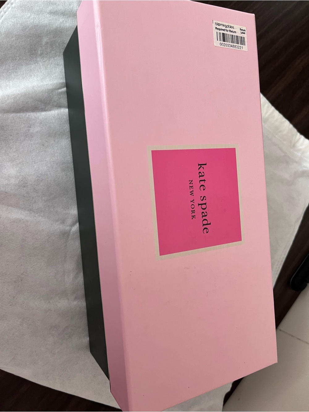 kate spade Black Patent Slide Mules with Pink Floral Insole - Picture 5 of 5